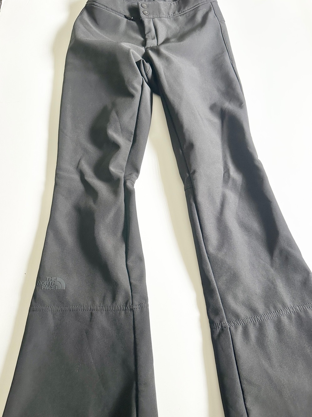 The North Black Flared Softshell Pants